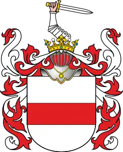 Episcopal coat of arms of Archbishop Andrzej Krzycki,