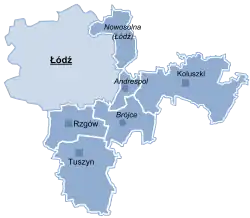 Division into gminas