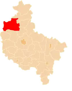 Location within the voivodeship