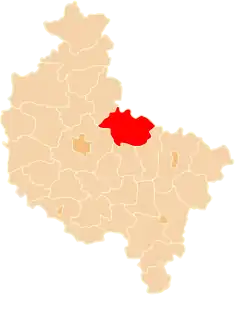 Location within the voivodeship