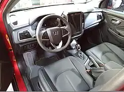 The interior of a Luxgen U5