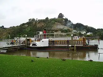 PS Waimarie on the Whanganui River