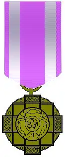 Padma Shri medal suspended from its riband