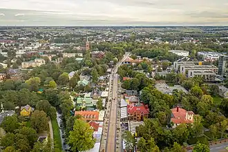 Aerial view of Palanga