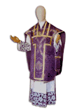 Transitional-style chasuble as in early 17th century