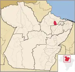 Location in the State of Pará