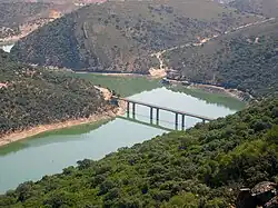 Bridge over the Tagus River as it passes through the national park.