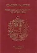 Until 2006, Venezuela issued the Andean Passport.
