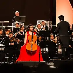 Thomas at Rennes in 2014 with the Brittany Symphony Orchestra.