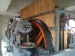 Paternoster machinery in the offices of the Czech Republic's Ministry of Transport, Prague