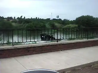 Border Patrol patrolling the Rio Grande in an airboat in Laredo, Texas
