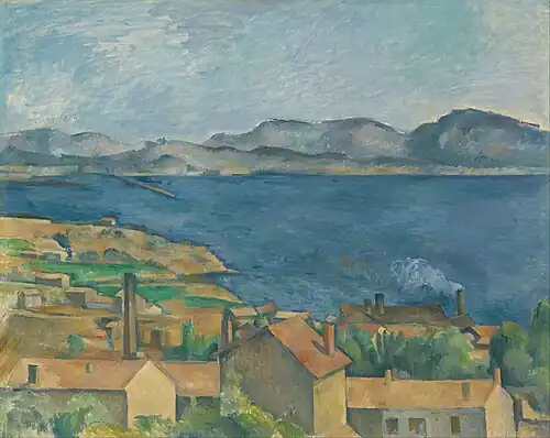 The Bay of Marseilles, view from L'Estaque 1885 The Art Institute of Chicago, Chicago, Illinois