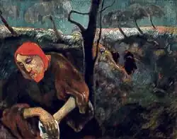 Christ in the Garden of Olives (Gauguin's self-portrait) 1889, Norton Museum of Art