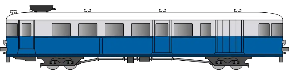 Motorcar in PO-Midi livery.