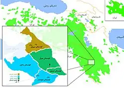 Paveh city in Kurdistan (Kurdish areas)