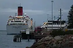 Peace Boat Ocean Dream departs Port Adelaide, South Australia (2018)