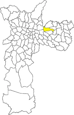 Location in the city of São Paulo