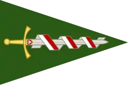 The flag of the All-Polish Youth in accordance with point 17 article 1 of the current Statute of the All-Polish Youth Association