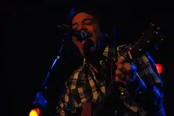 Joe Pernice playing with the Pernice Brothers, 2006