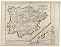 Nicolosi's map of Spain, 1660, Département Cartes et plans, Bibliothèque nationale de France, Paris