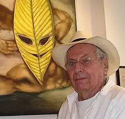 Peter Flinsch at the Galerie Dentaire in Montreal during a one-man show in June and July, 2005.