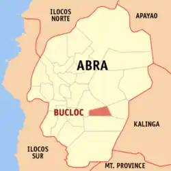 Map of Abra with Bucloc highlighted