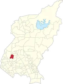 Map of Quezon City showing San Antonio