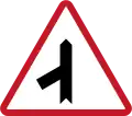 Priority, merging traffic (left)