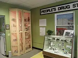 A display of pharmacy equipment is among the many displays in the Sunnyslope Historical Society and Museum. The Sunnyslope Historical Society and Museum are housed in what once was the historic Peoples Drug Store building.