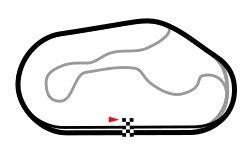 Map of the Phoenix International Raceway
