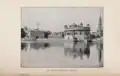 Photograph of the tank and temple of the Golden Temple complex in Amritsar, by Lal Singh Musawir, published in 'The Sikh Religion' (1909)