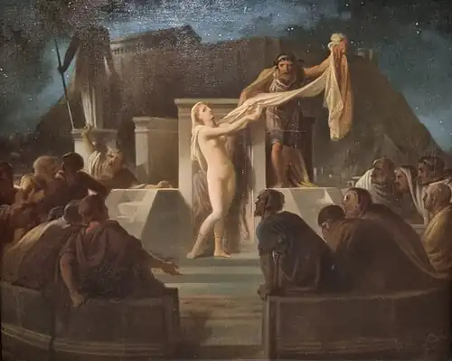 Victor Mottez, Phryne Before the Areopagus 1859