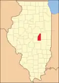Piatt County at the time of its creation in 1841