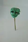 Mayan jade mask