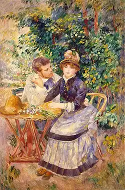 Pierre-Auguste Renoir: Dans le jardin today: Eremitage Sankt Petersburg