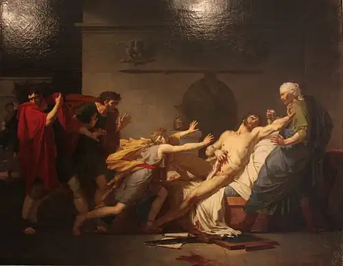 The Death of Cato (1797), Museum of the French Revolution