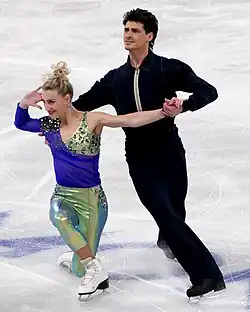 Piper Gilles and Paul Poirier at the 2024 World Championships