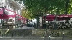 Placette at the corner of the Rue Brey