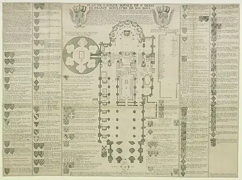 Plan showing the chapel's location