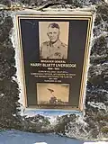 Plaque of hometown hero Brigadier General Harry Bluett Liversedge