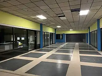 Former Farmacias El Amal wing at the mall in 2021, most vacant area in the mall.