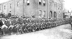 Armory, Gaylord Avenue, Plymouth, Pennsylvania, completed 1891.