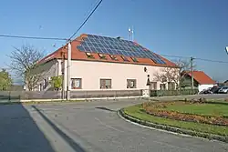 Centre of Poběžovice u Holic