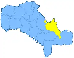Location in the Podolia Governorate