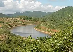 Polavaram project Canal view near Talupulamma Lova