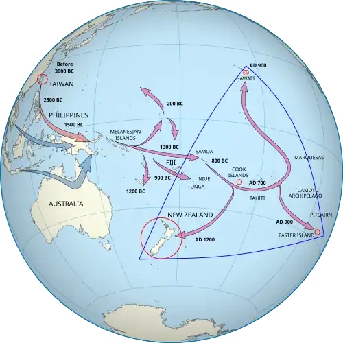 Image 26The Polynesian spread of colonization in the Pacific (from Polynesia)