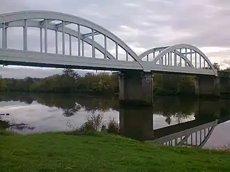 La Marquèze Bridge between Josse and Pey