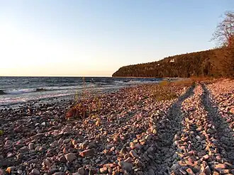 Porcupine Bay, northwestern view