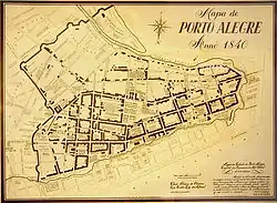 City masterplan in 1840
