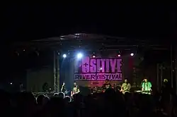 Quartiere Coffee performing at Positive River Festival in 2013